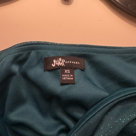 Jump, hunter green, XS homecoming dress - Picture 2 of 3